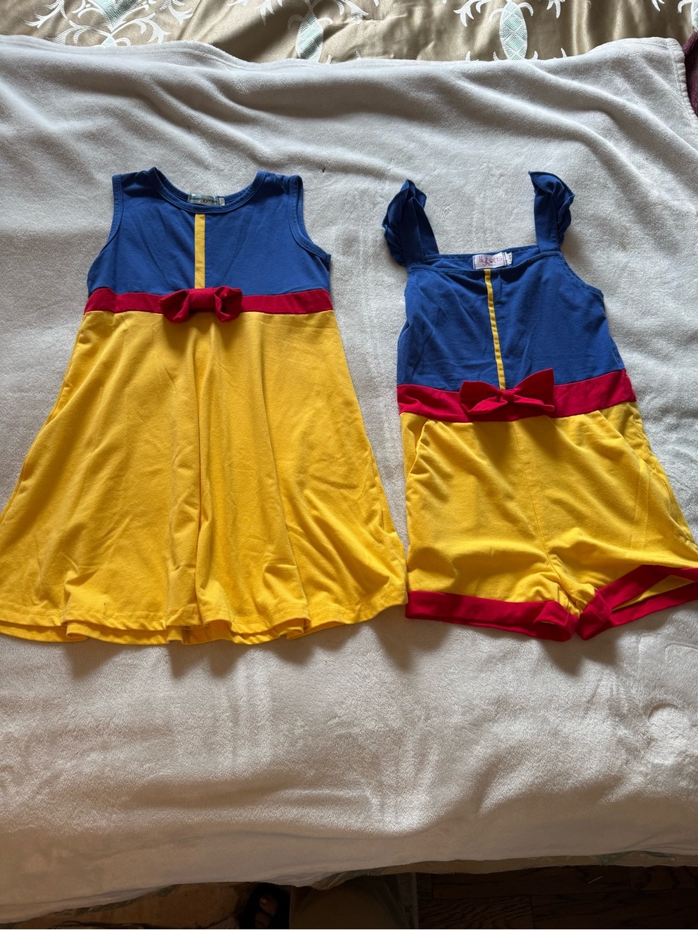Disney Snow White inspired girls romper and dress